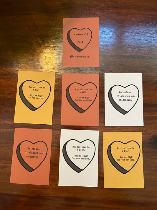 Fight ICE Fundraiser: Valentine’s Day Card Packs