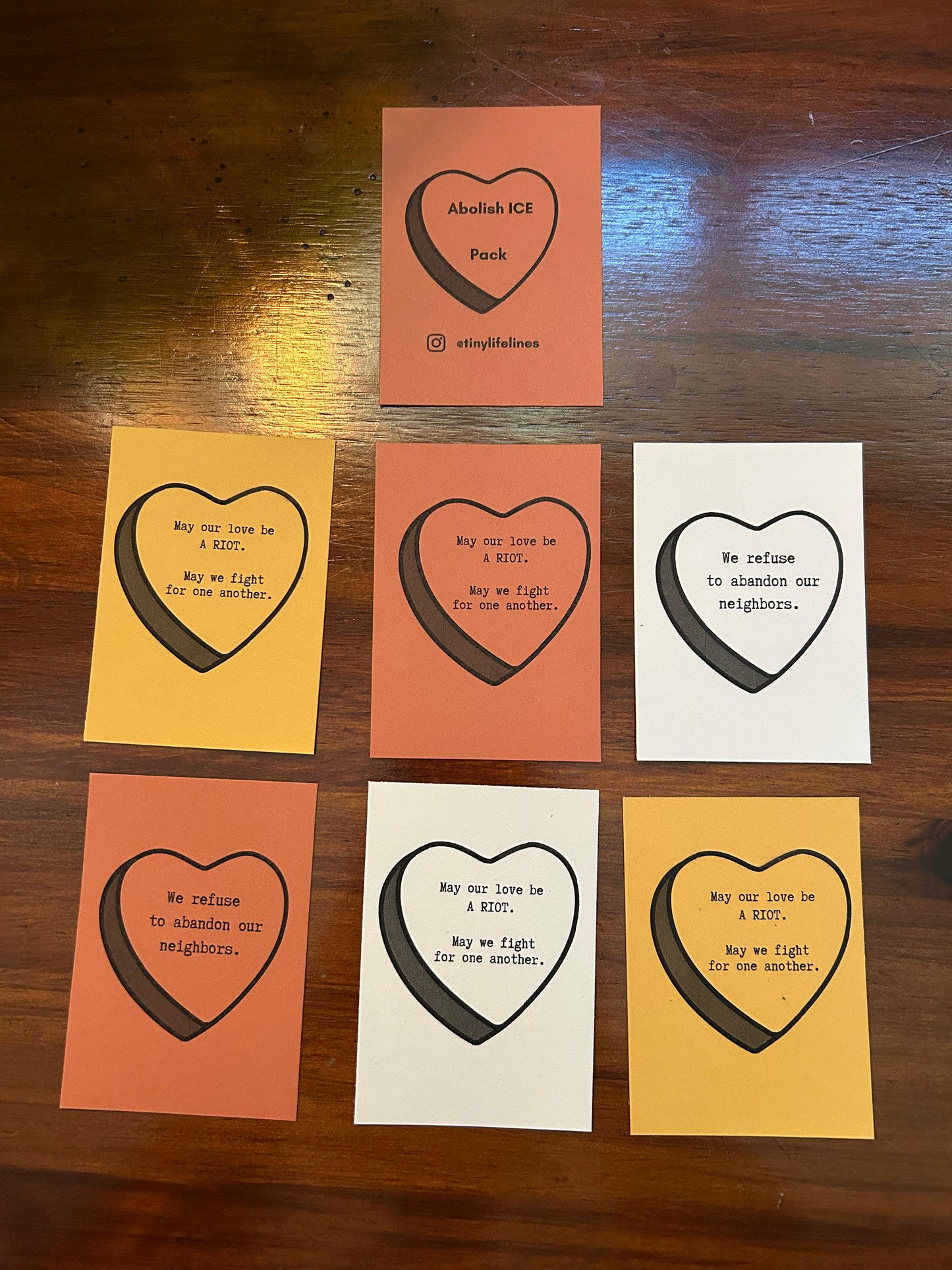 Fight ICE Fundraiser: Valentine’s Day Card Packs