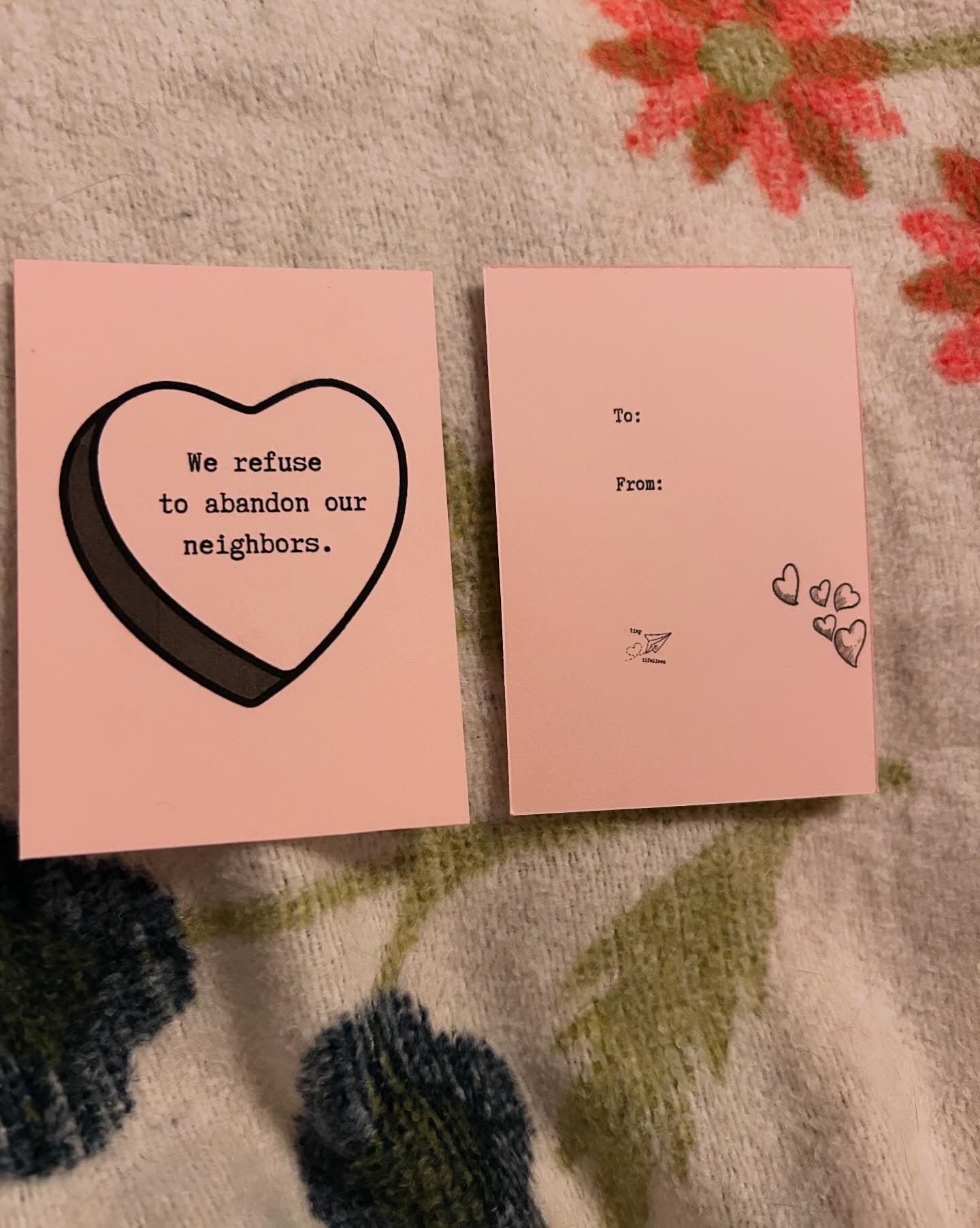 Fight ICE Fundraiser: Valentine’s Day Card Packs